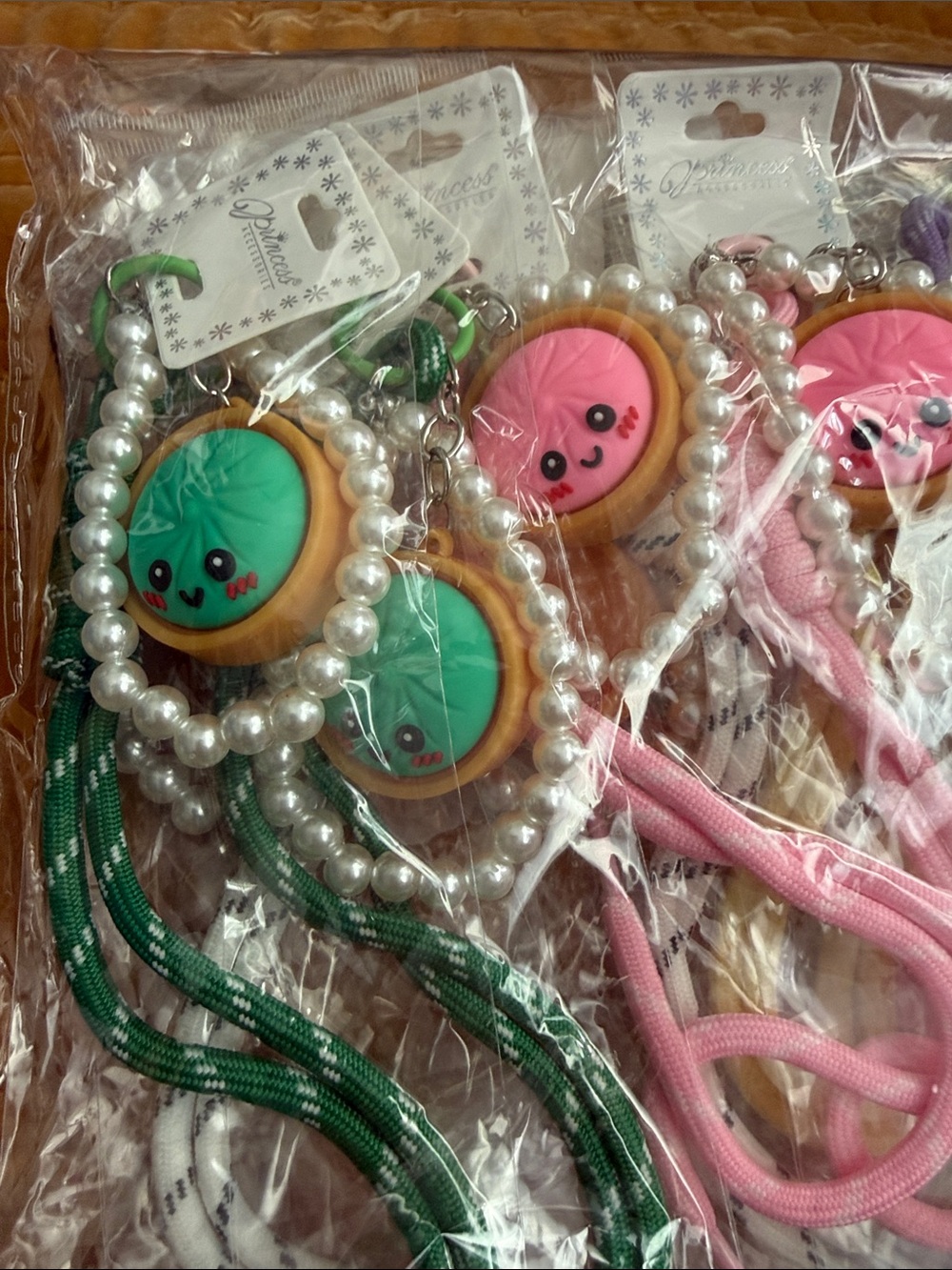 Set of 12 Mini Dumpling Bag Charms. 5 Colors. NWT.